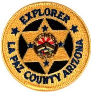 LA PAZ COUNTY SHERIFF'S EXPLORER BADGE PATCH.